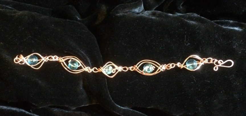 Wrapped Bracelet - full length by TeeKay Jewellery